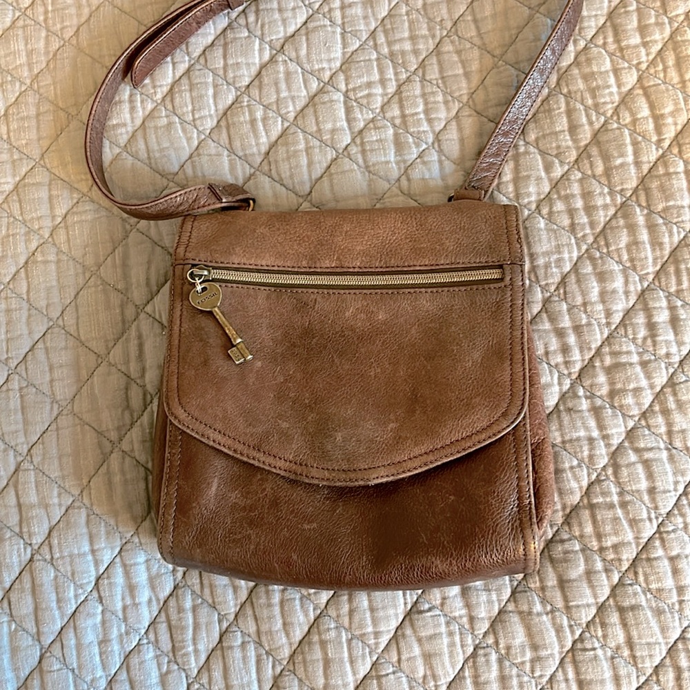 Fossil Leather Crossbody purse